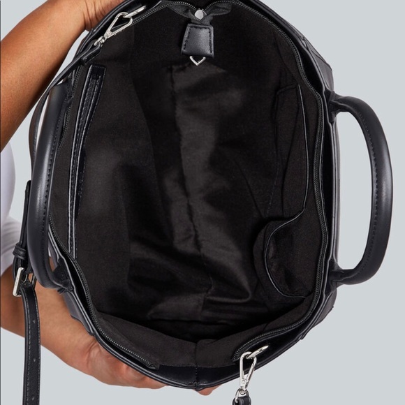 NWT BCBG ESME GEOMETRIC DOME BAG - Picture 3 of 5